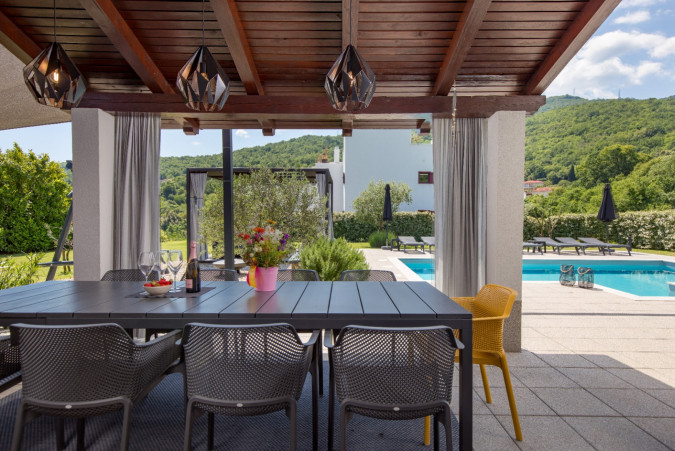 Eksterijer, Villa Su&scaron;anj - Luksuz i Elegancija, s bazenom, Kvarner Matulji