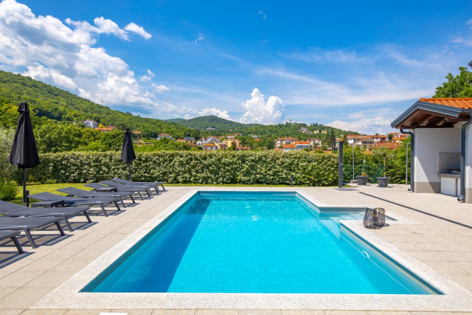 Eksterijer, Villa Su&scaron;anj - Luksuz i Elegancija, s bazenom, Kvarner Matulji