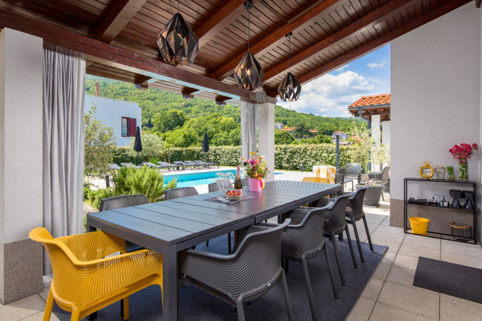 Eksterijer, Villa Su&scaron;anj - Luksuz i Elegancija, s bazenom, Kvarner Matulji